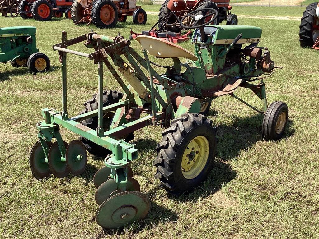 JOHN DEERE 110 GARDEN TRACTOR HIGH CROP