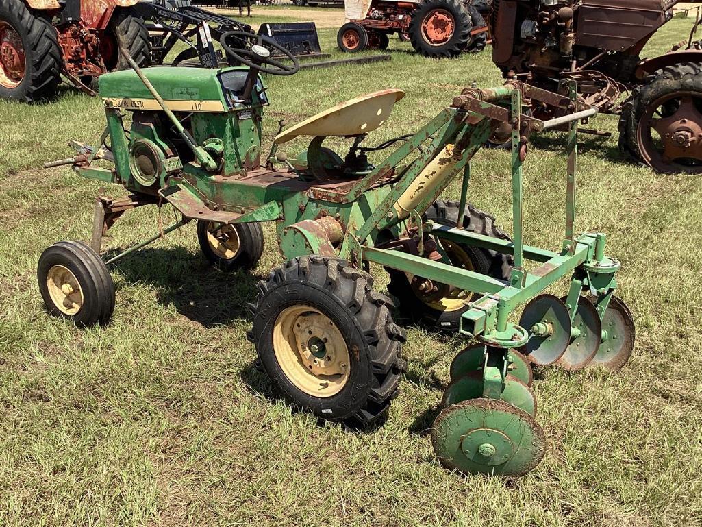 JOHN DEERE 110 GARDEN TRACTOR HIGH CROP