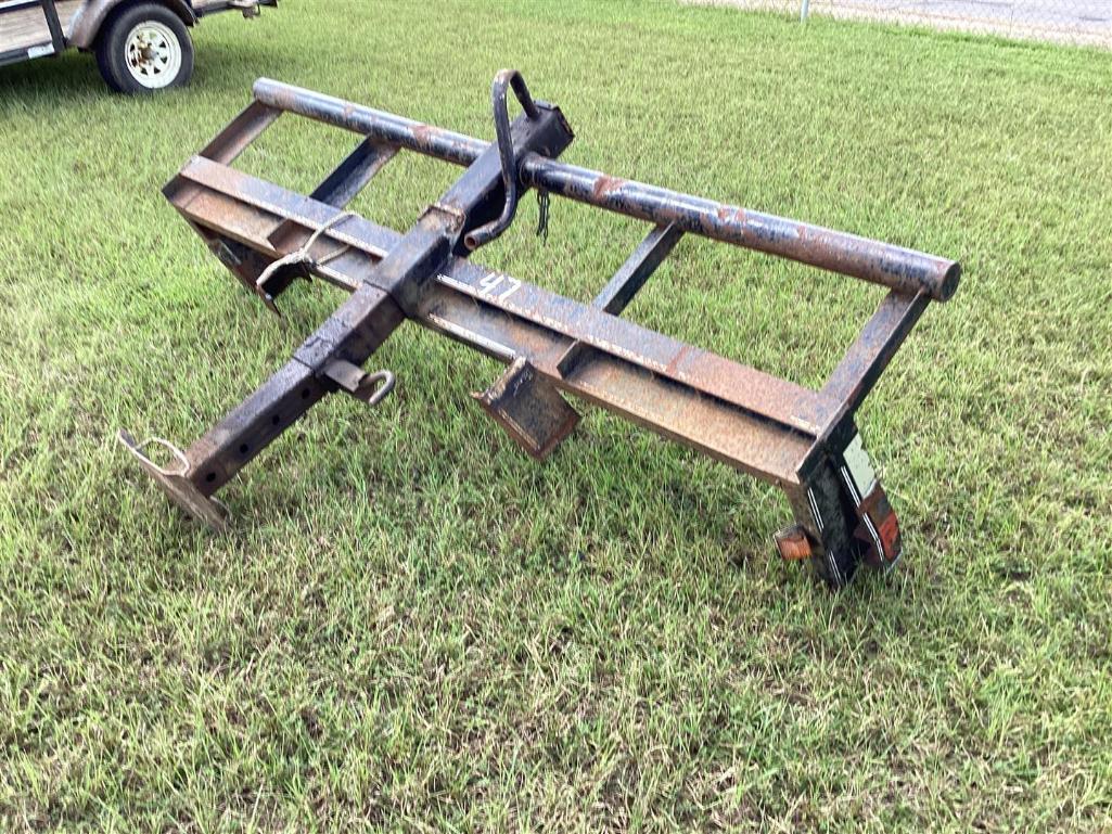TAG TRAILER HITCH AND FRONT JACK SECTION