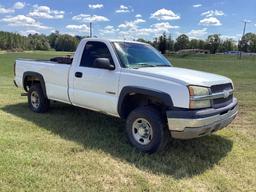 2004 CHEVROLET SILVERADO 2500 PICKUP TRUCK