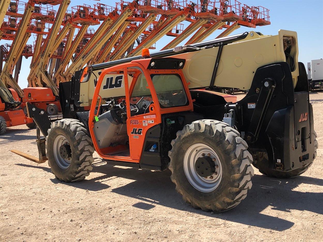 2018 JLG 1055 Telehandler, s/n 160090977, 10,000 Maximum Lift Capacity, 55' Maximum Lift Height,