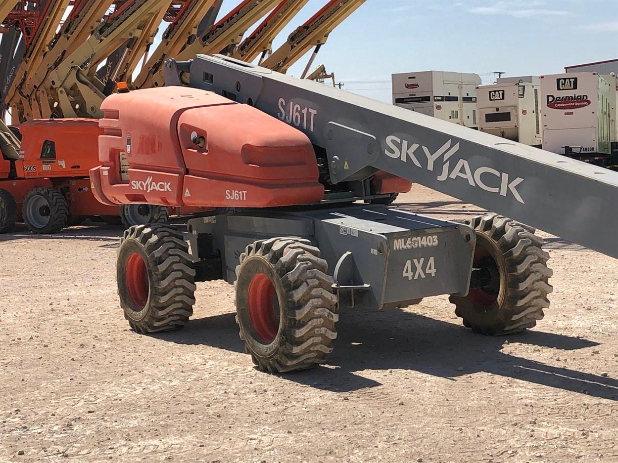 2014 SKYJACK SJ61T Telescoping Boom Lift, s/n 97001073 , 67'3" Max Work Height, 61'3" Max Platform