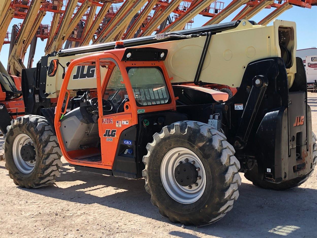 2018 JLG 1055 Telehandler, s/n 160083882, 10,000 Maximum Lift Capacity, 55' Maximum Lift Height,