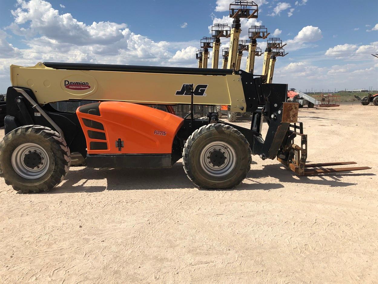 2018 JLG 1055 Telehandler, s/n 160083880, 10,000 Maximum Lift Capacity, 55' Maximum Lift Height,