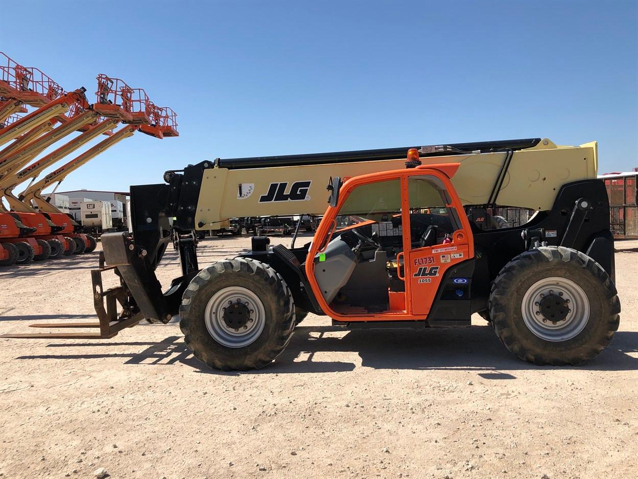 2018 JLG 1055 Telehandler, s/n 160084199 , 10,000 Lb. Maximum Lift Capacity, 55' Maximum Lift Height