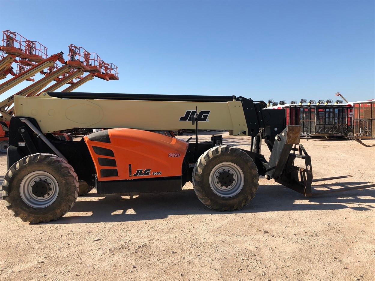 2018 JLG 1055 Telehandler, s/n 160085010, 10,000 Lb. Maximum Lift Capacity, 55' Maximum Lift Height,