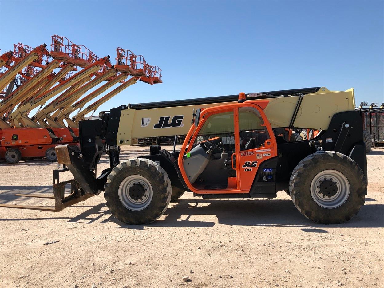 2018 JLG 1055 Telehandler, s/n 160085158, 10,000 Lb. Maximum Lift Capacity, 55' Maximum Lift Height,