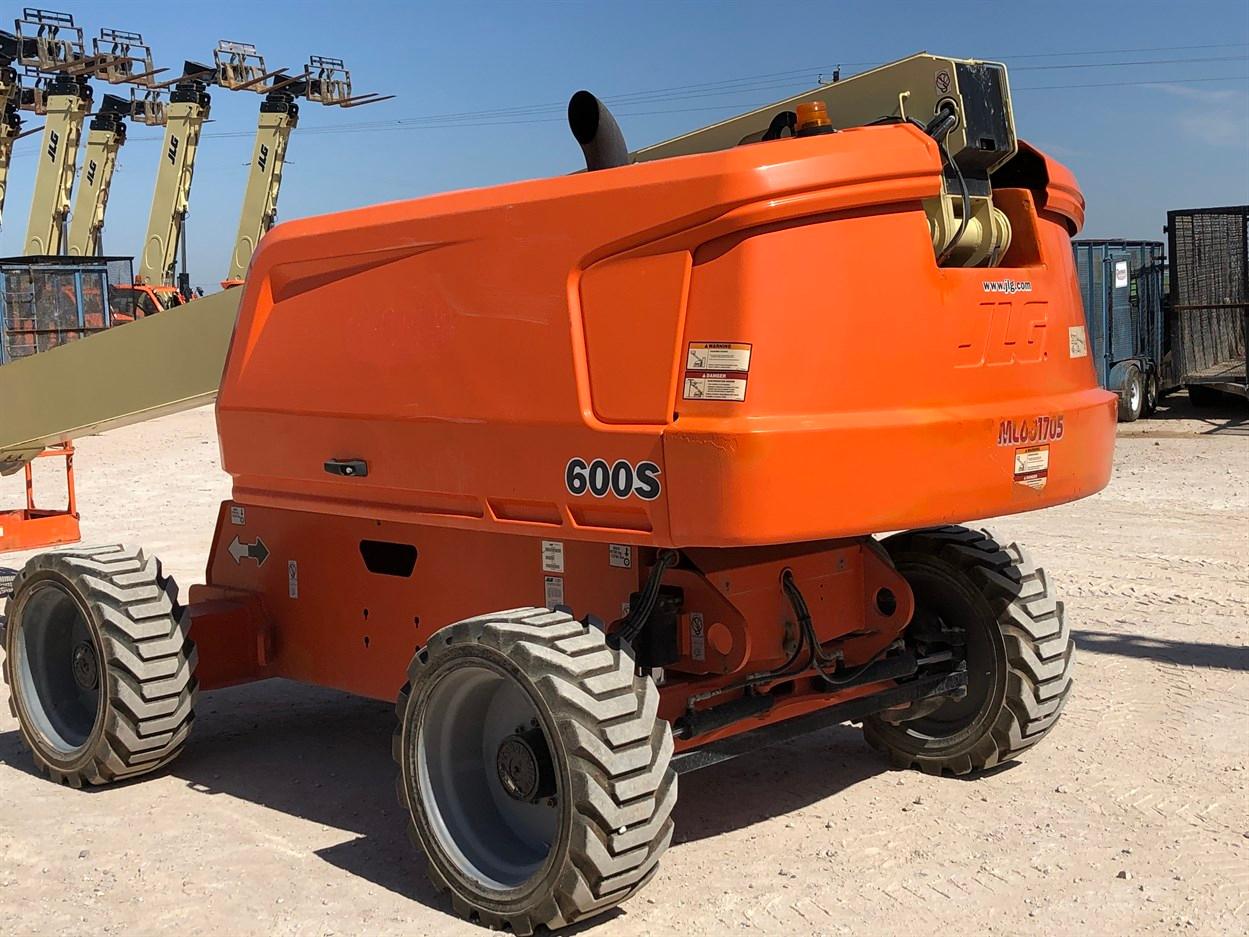 2018 JLG 600S Telescoping Boom Lift, s/n 300237087 , 59'8" Max Platform Height, 1000 Lb. Platform Ca