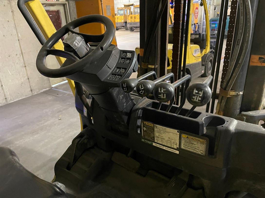 2012 HYSTER S155FT Turbo Diesel Forklift, s/n F024V01788K, 15,000 Lb. Capacity, 2-Stage Mast, Fork