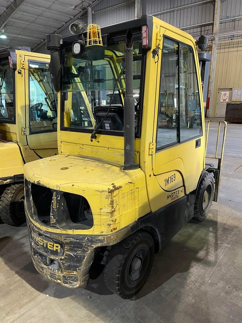 2012 HYSTER H60FT Diesel Forklift, s/n L177V10005K, 6,000 Lb. Capacity, 3-Stage Mast, Fork