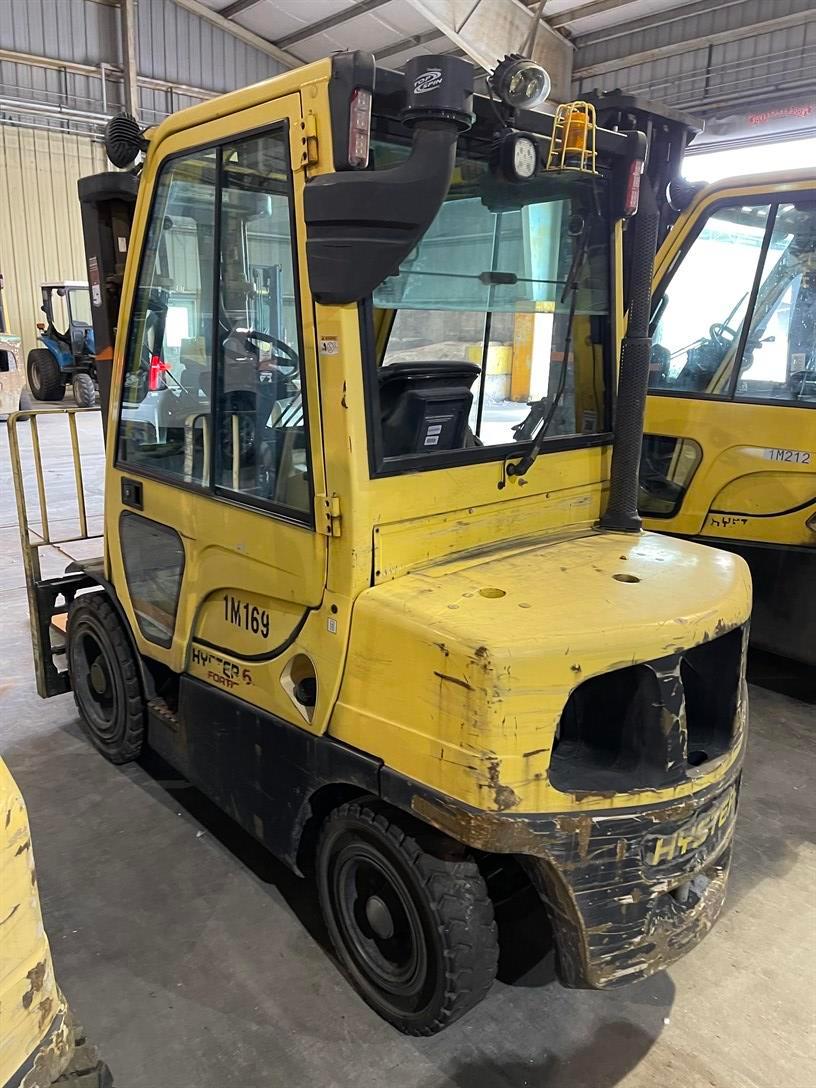 2012 HYSTER H60FT Diesel Forklift, s/n L177V10005K, 6,000 Lb. Capacity, 3-Stage Mast, Fork