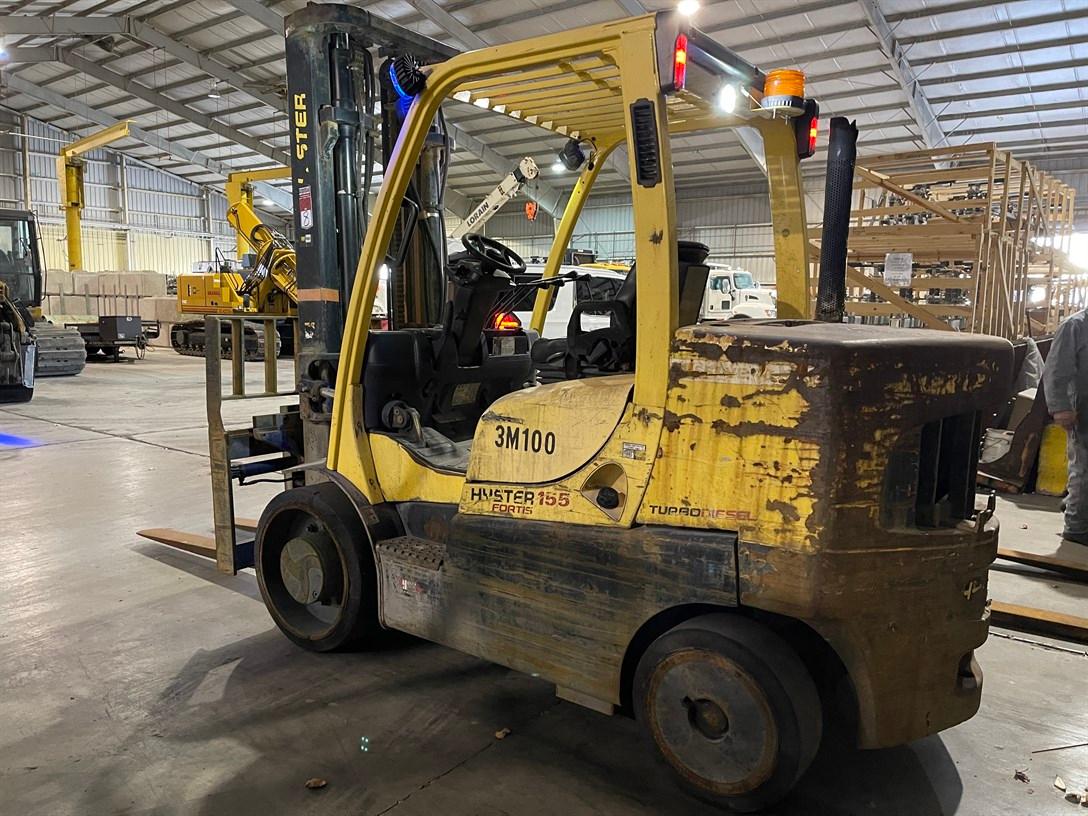 2012 HYSTER S155FT Turbo Diesel Forklift, s/n F024V01696K/12111-2, 15,000 Lb. Capacity, 2-Stage