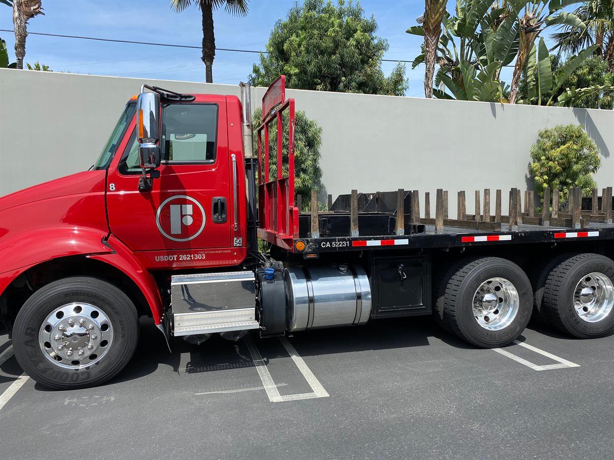 2016 INTERNATIONAL 18' Stake Bed Truck, VIN 3HTHXSNR1GN003236, 125,809 Miles at time of inspection