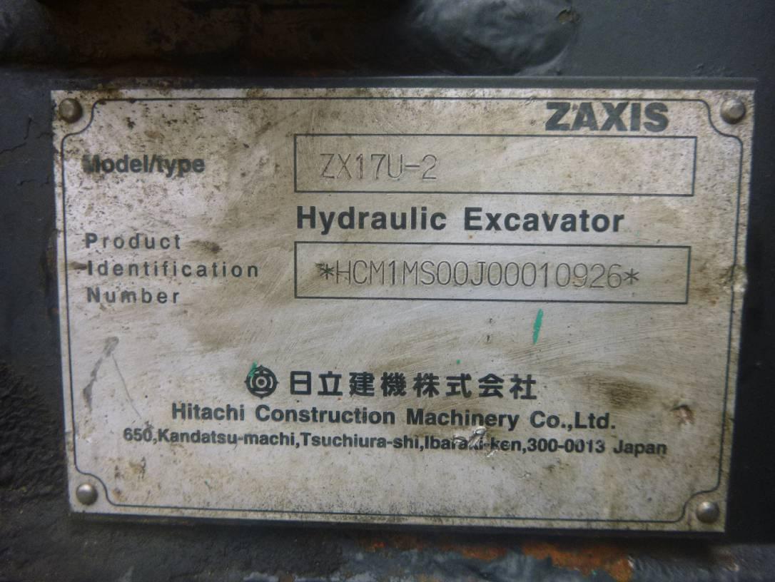 HITACHI ZX17U-2 10926