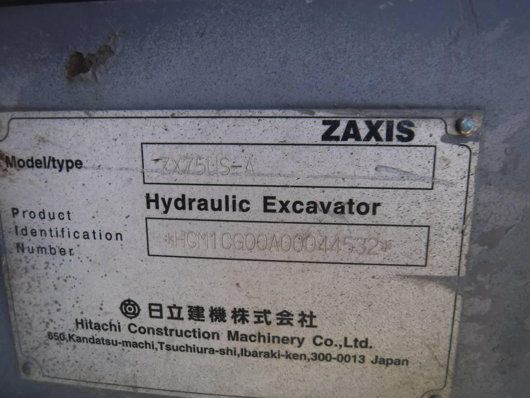 HITACHI ZX75US-A 44532