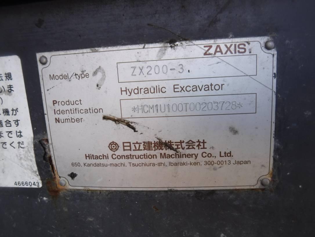 HITACHI ZX200-3 203728