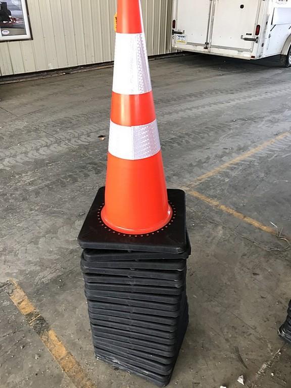 PVC Safety Traffic Cones " NEW "