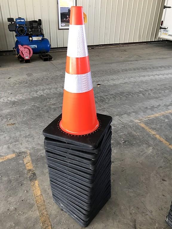 PVC Safety Traffic Cones " NEW "