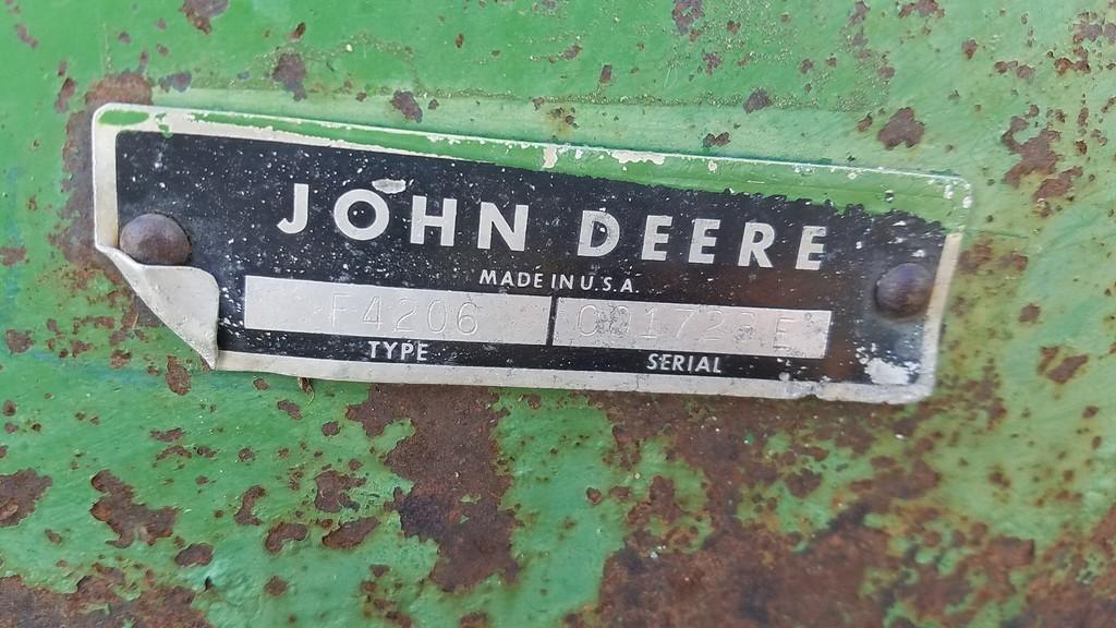 John Deere 4206 Stalk Chopper