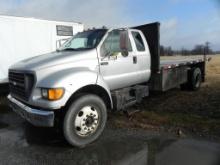 2000 Ford F650 Flatbed Truck 'Title in the Office'