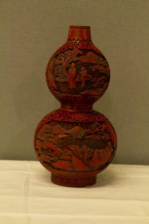 Cinnabar Vase