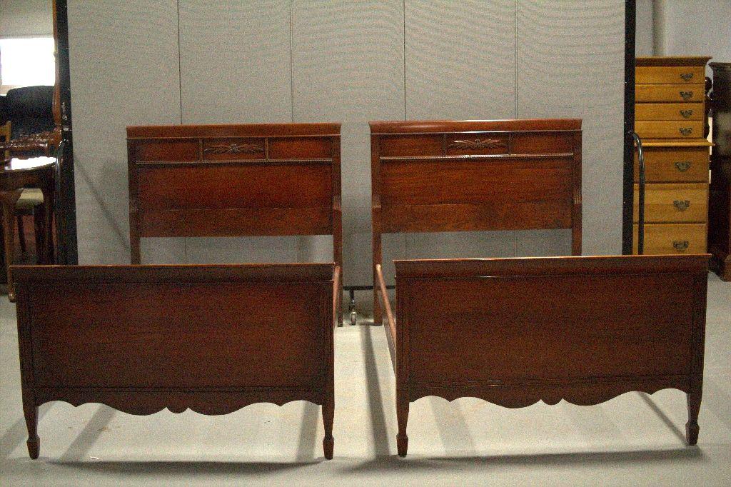 1940s Six Piece Mahogany Bedroom Set