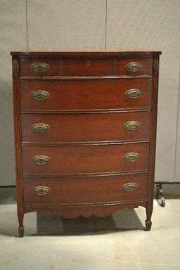 1940s Six Piece Mahogany Bedroom Set