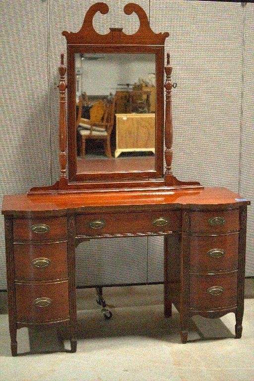 1940s Six Piece Mahogany Bedroom Set