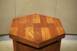 Octagonal End Table