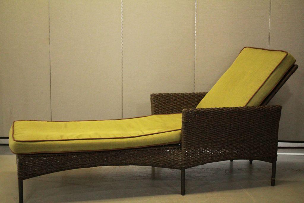 Wicker Chaise Lounge