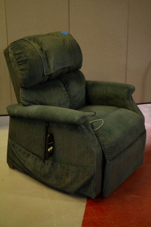 Green Electric Lift Recliner