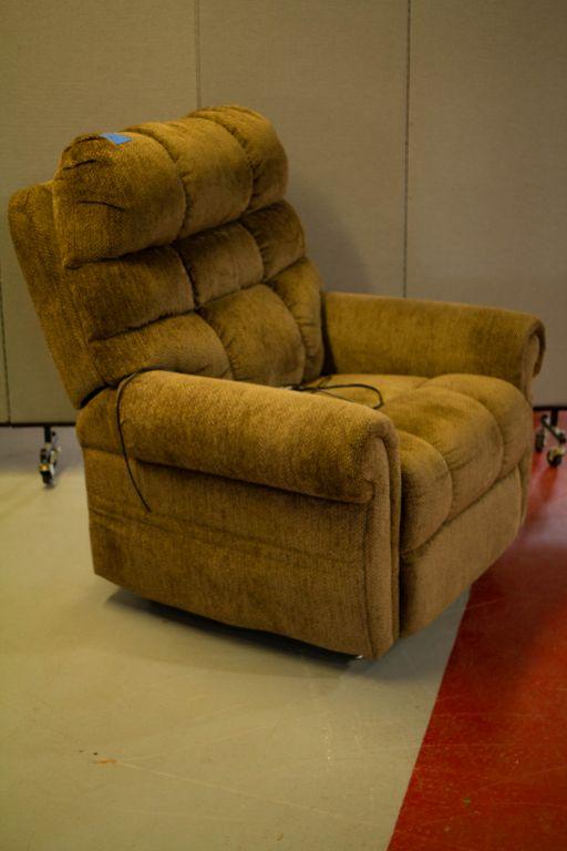 Tan Electric Lift Recliner