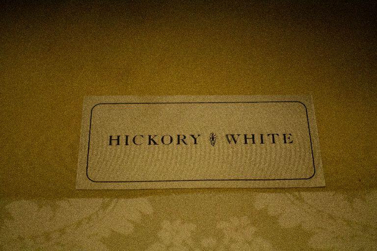 Hickory White Sofa