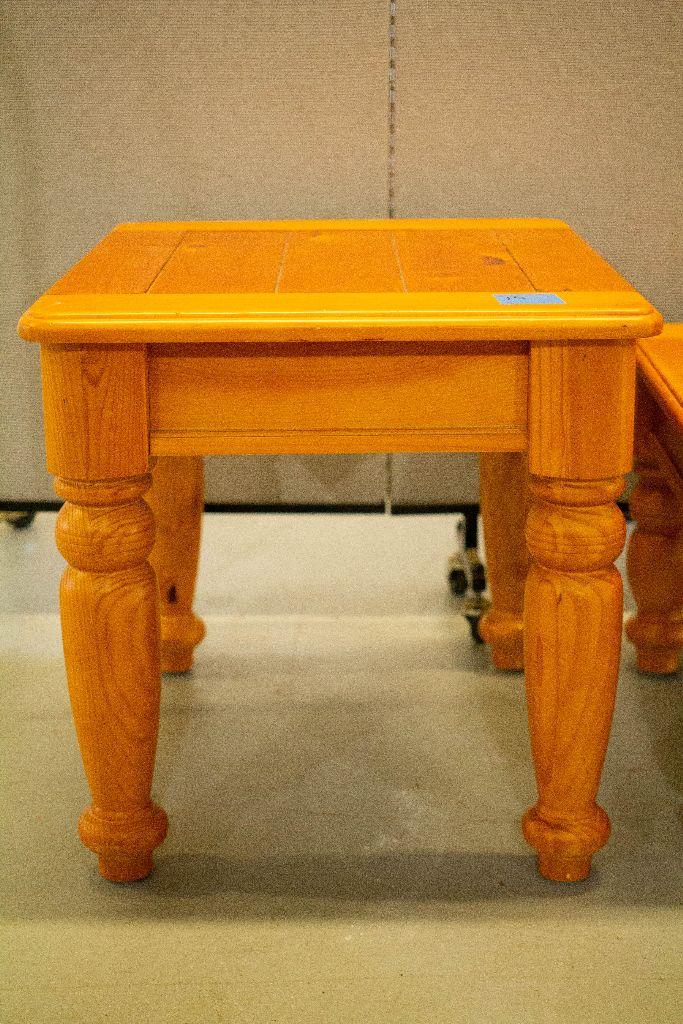 Pine Coffeetable & 2 End Tables