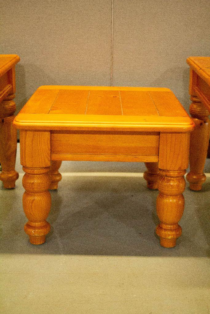 Pine Coffeetable & 2 End Tables