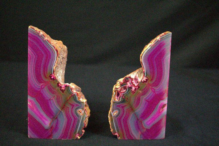 Pair of Gemstone Book Ends