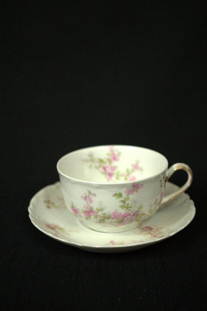 Cup + Saucer Set, 2 Single Cups & Saucers, Single Tea Service