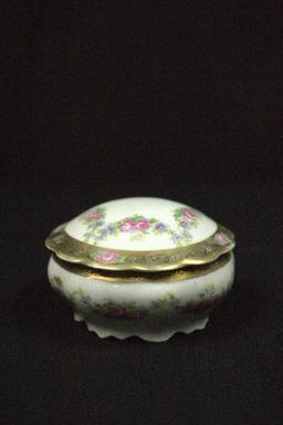 Victorian Porcelain Dresser Box