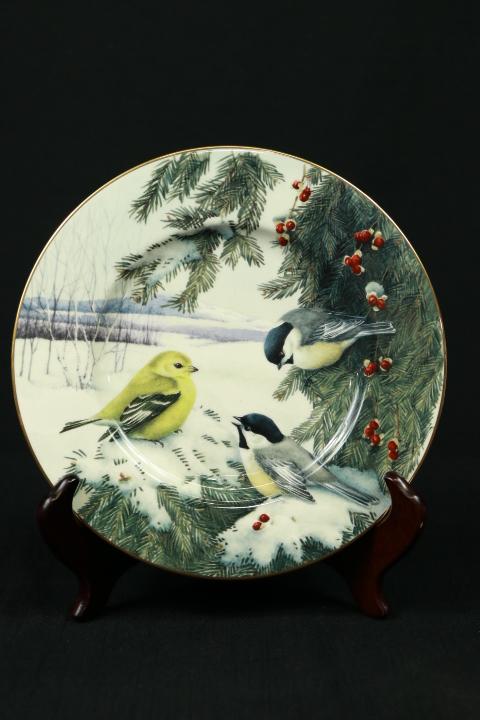 Lenox "Winter Greeting Scene" Plate