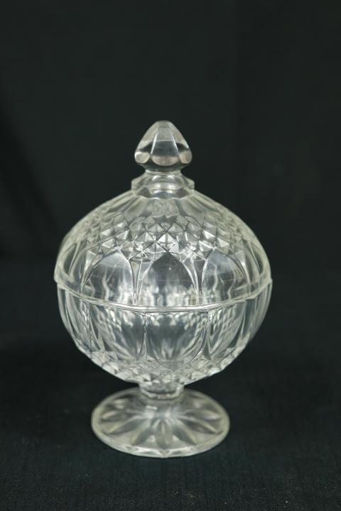 Pressed Glass Candy Dish