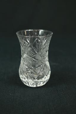 Pressed Glass Vase