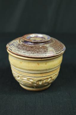 Covered Pottery Dish