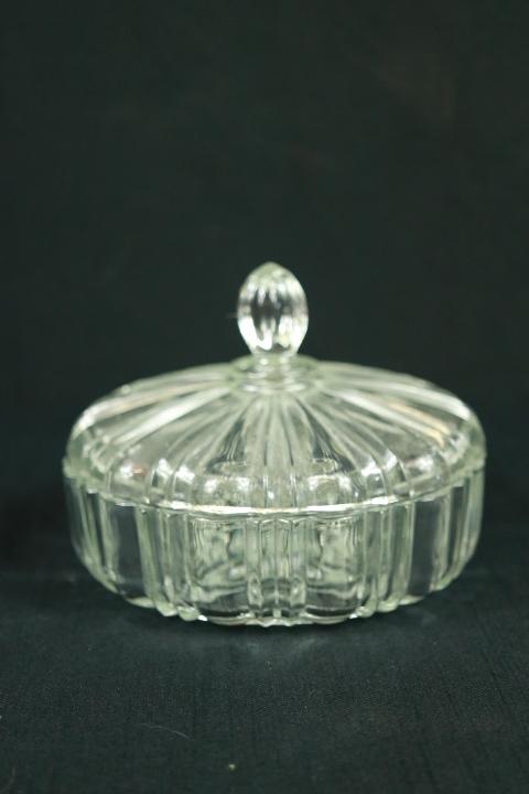 Covered Glass Dish