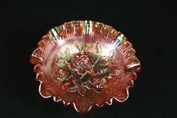 CarnivalGlass Footed Bowl