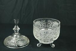 Crystal Footed Candy Dish