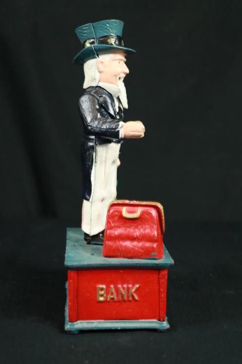 Uncle Sam Cast Iron Bank