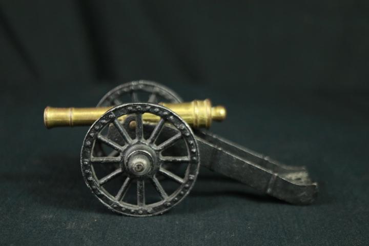 Cast Iron & Brass Model Cannon