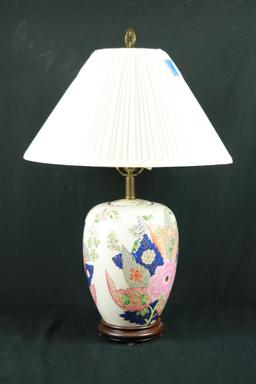 Hand Painted Oriental Lamp