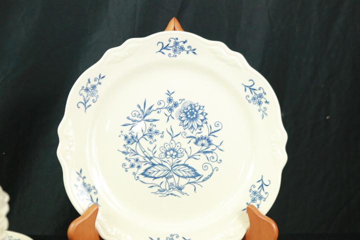 Partial Set Of Blue Dresden China