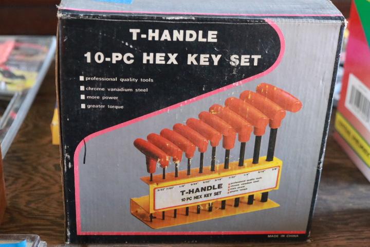 10 Pc. T-Handle Hex Key Set